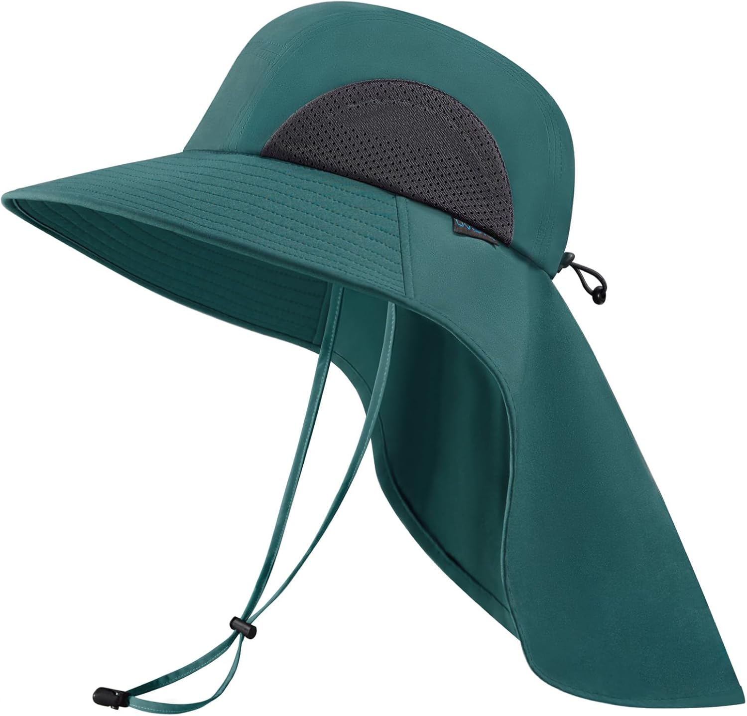 UPF 50+ Foldable Sun Hats Wide Brim with Large Neck Flap for Men Women UV Protection Gardening Fishing Beach Hat