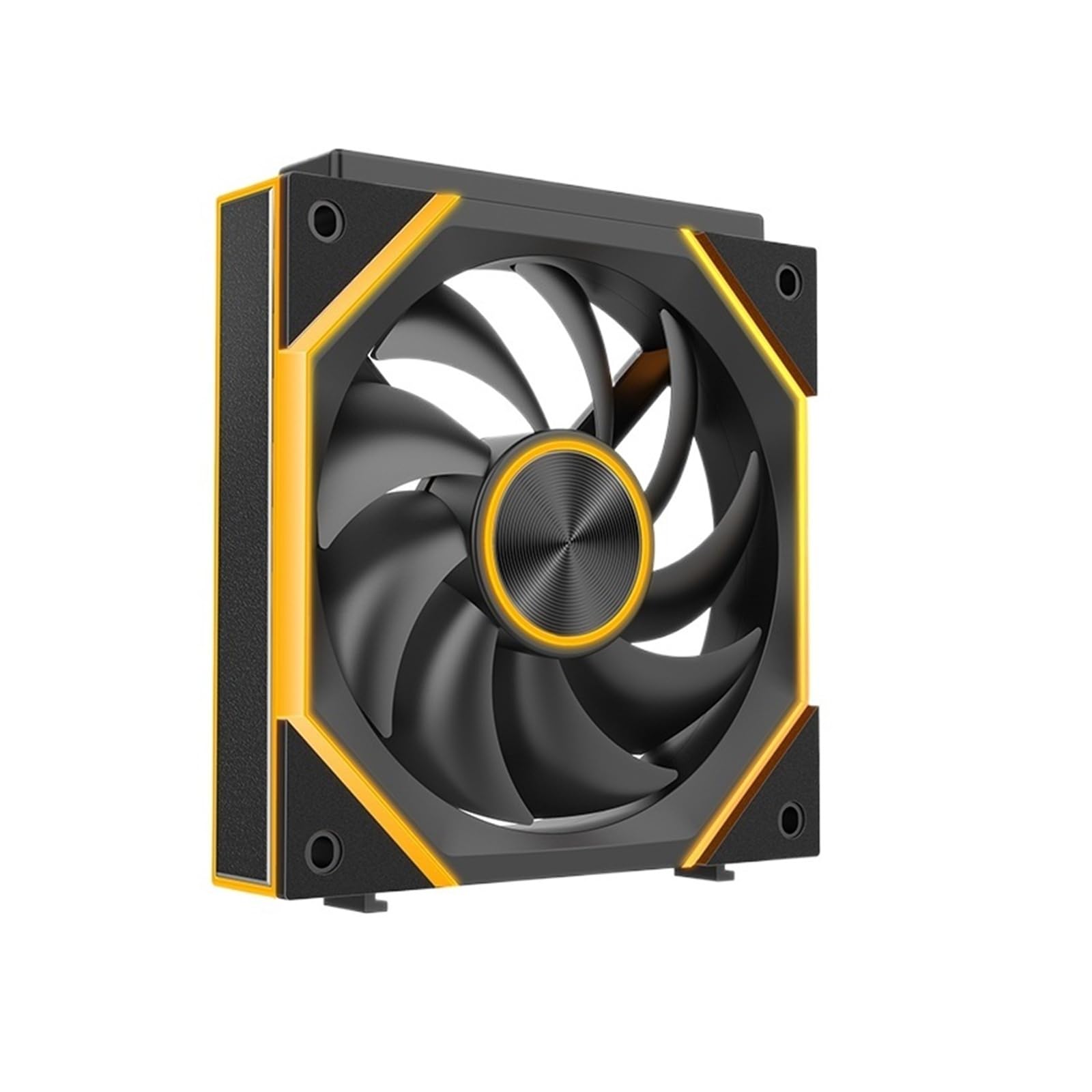 Ventilateur triple 12cm ordinateur de bureau bloc de construction refroidissement PC reverse