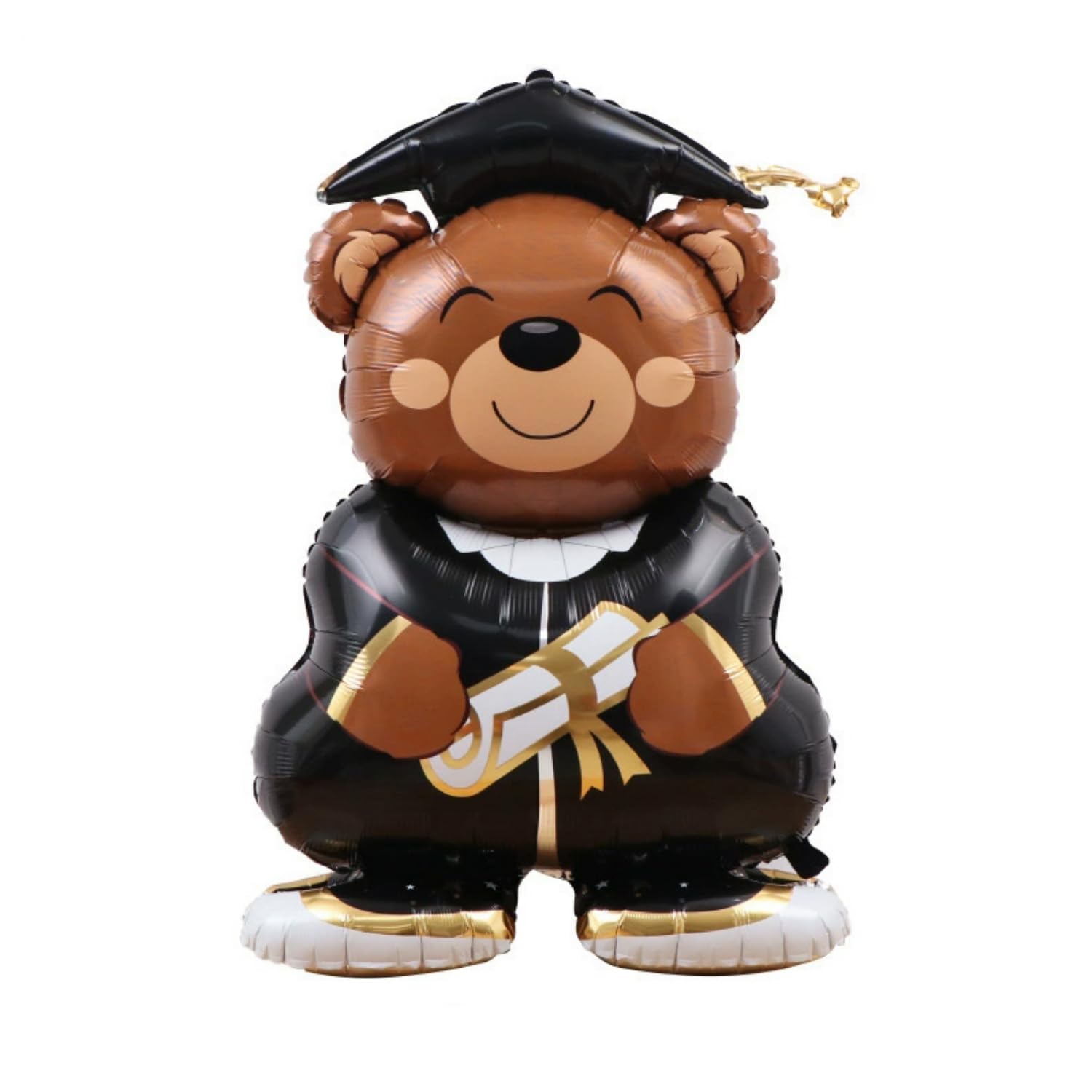 Dzrige Large Graduation Bear Balloons Congrats Grad Foil Mylar Balloons for Class of 2025 Decorations | Graduation Party Decorations Supplies