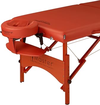 Master Massage 28 inch Heat Adjustable Thermal Top Portable Masage Table Fairlane, Tatto, Lash Bed with Adjustable Height