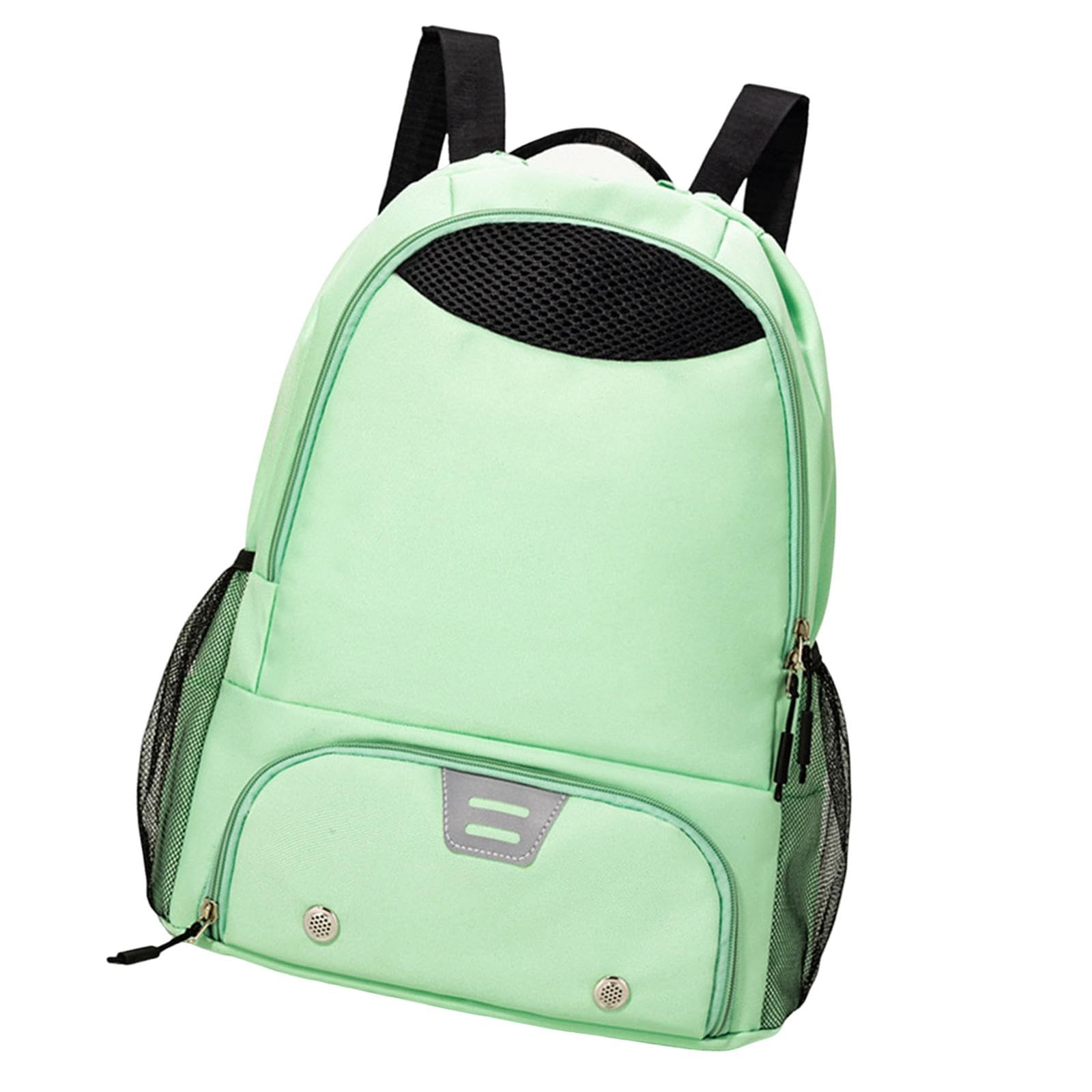 nivaa Drawstring Basketball Backpack Zipper Gym Bag for Football Rugby Ball Travel Green-picture-27
