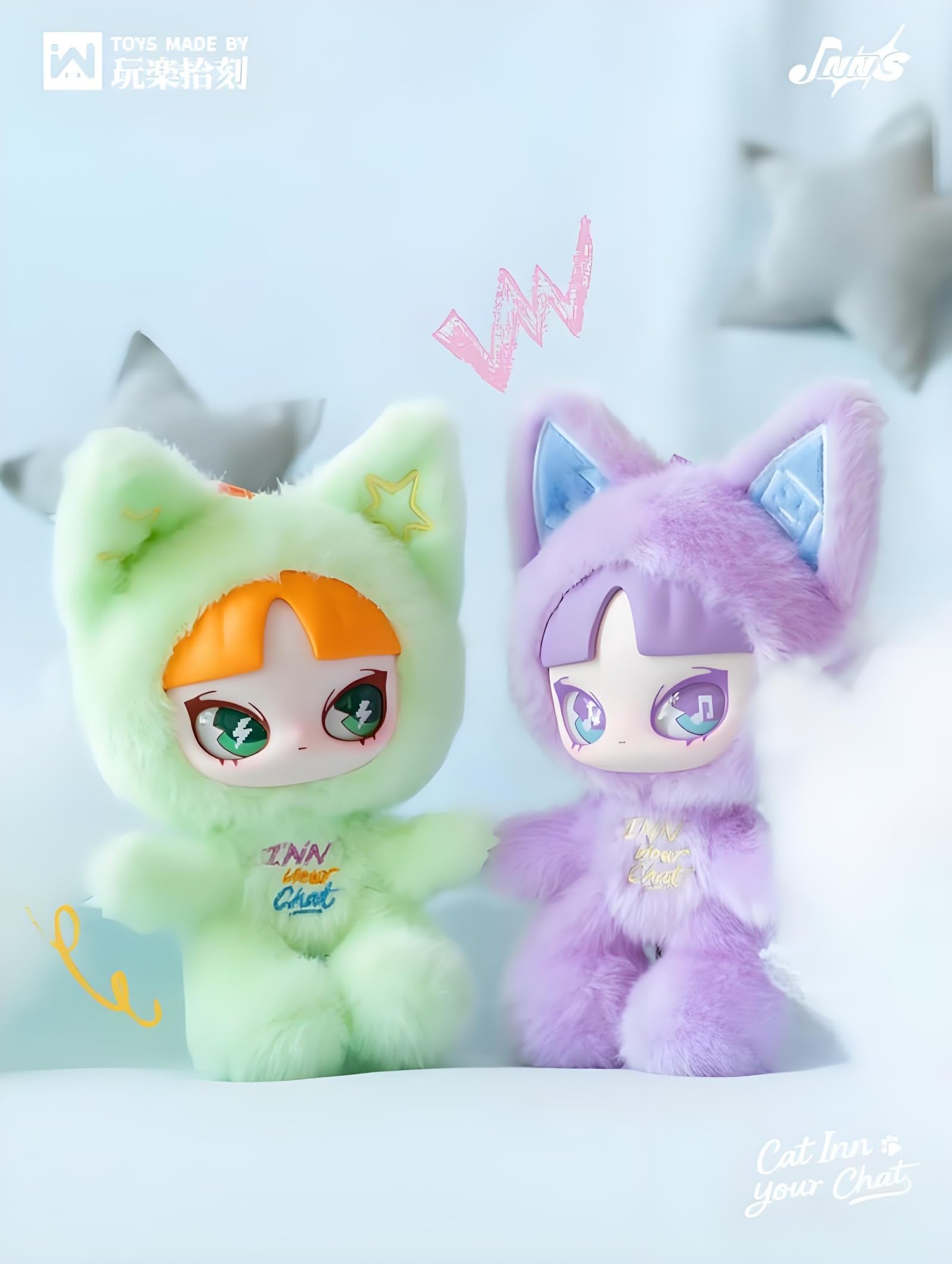 Amazon.co.jp: INN'S ネコのチャットルームシリーズ ぬいぐるみ