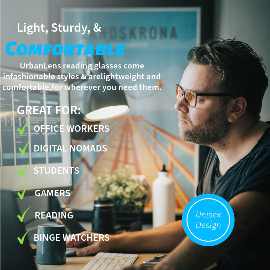Gafas de lectura con bloqueo de luz azul, para dormir mejor, reducir la tensión ocular para mujeres y hombres, con acabados de madera