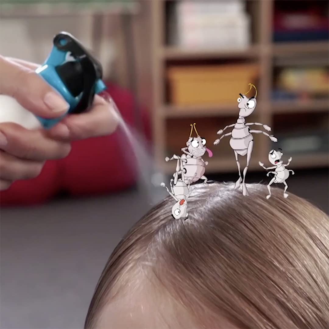 NitWits All-In-One Läusespray – Läusemittel für Kinder – Entfernt Läuse & Nissen in 20 Minuten – Mit Kamm zur Nachbehandlung – 1 x 120 ml Spray