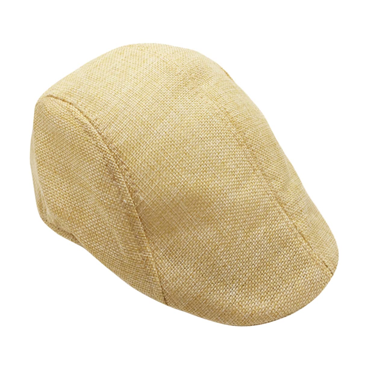 Didiseaon Hat Men Women Sunscreen Cap British Style Peaked Hat Cream Fashionable Warm