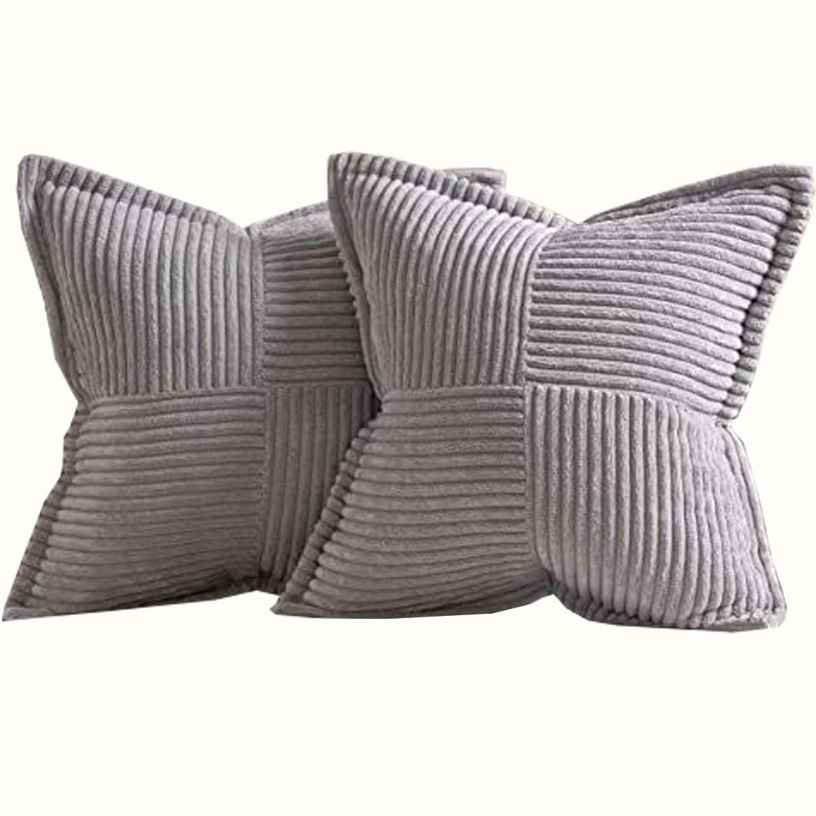 Housse de coussin lot de 2 carrées pour protéger et embellir vos divans