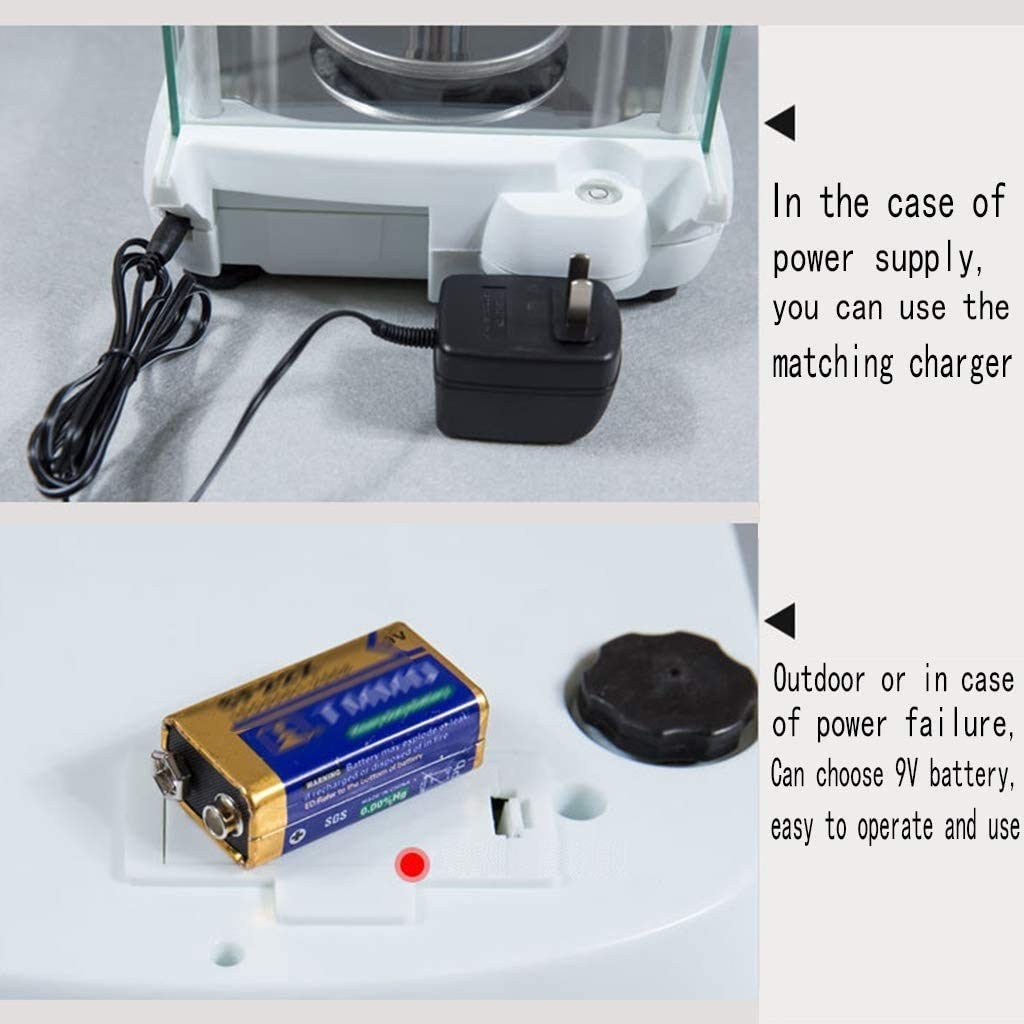 Pesage électronique 500g 0.001g Laboratoire numérique de Haute précision Laboratoire d'équilibre électronique analytique précis Industriel avec Fonction de comptage