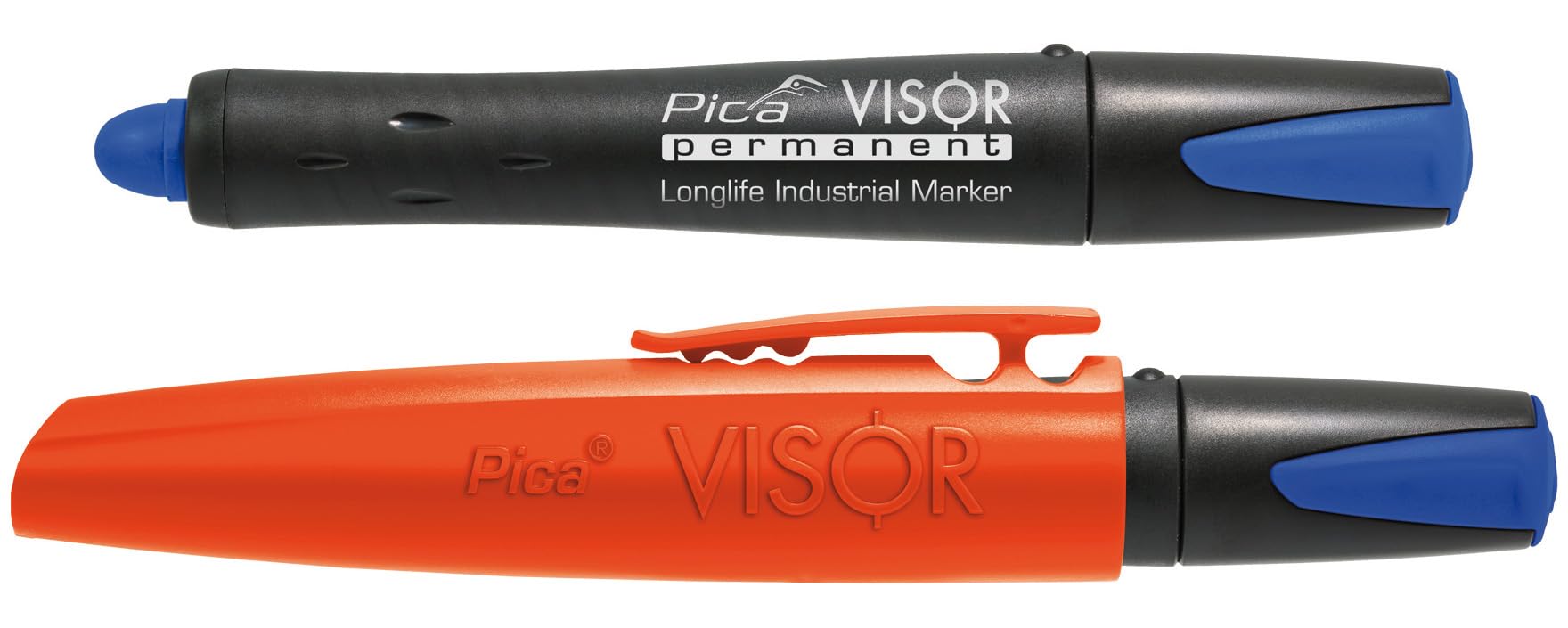 Pica Blue Visor Permanent Refillable Longlife Industrial Marker 990/41