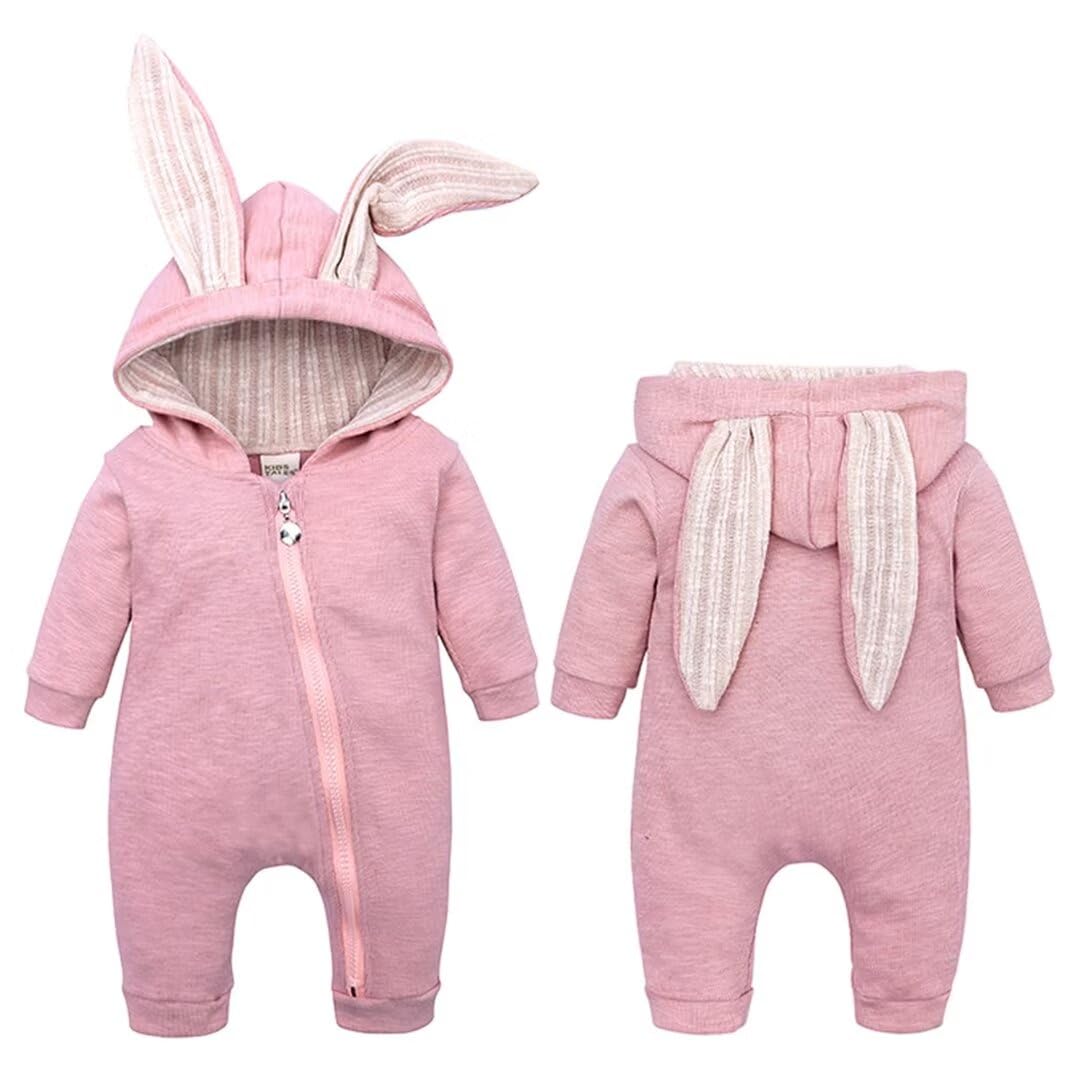 - My First Easter Outfit, Baby Girl or Boy Bunny Costume, Infants Rabbit Cosplay Romper
