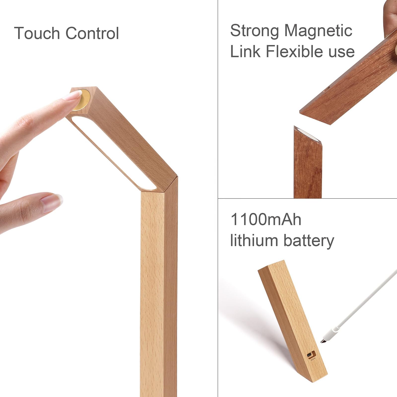 Lámpara De Pinza De Arco, Lámpara De Escritorio Plegable En Forma De Media Luna Para Uñas, Brillo Y Color Ajustables, Para Extensiones De Pestañas Cejas Salón De Belleza, Con Soporte Para Teléfono