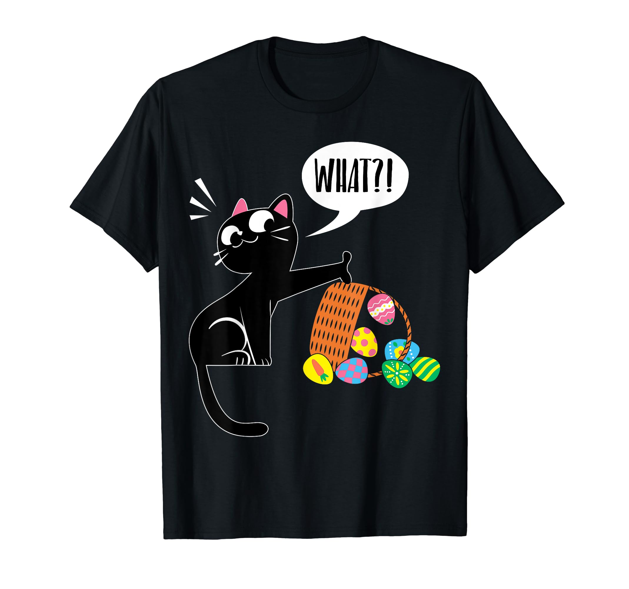 WHAT?! Easter Cat T-Shirt