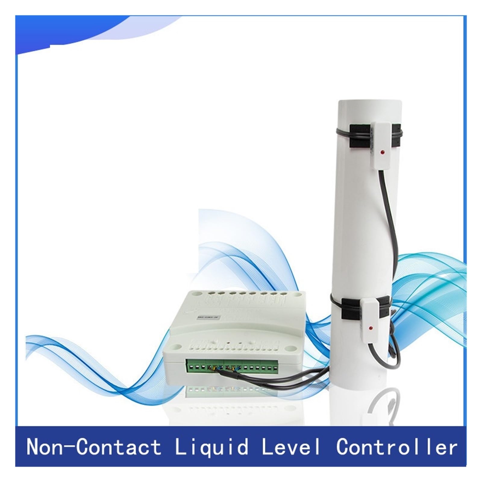Capteur de niveau d'eau Contrôleur de niveau d'eau de pompa et de draina automatique XKC-C383, capteurs de niveau sans contact DC12V-24V/AC110V-220V(C383-AC-3P ingress)