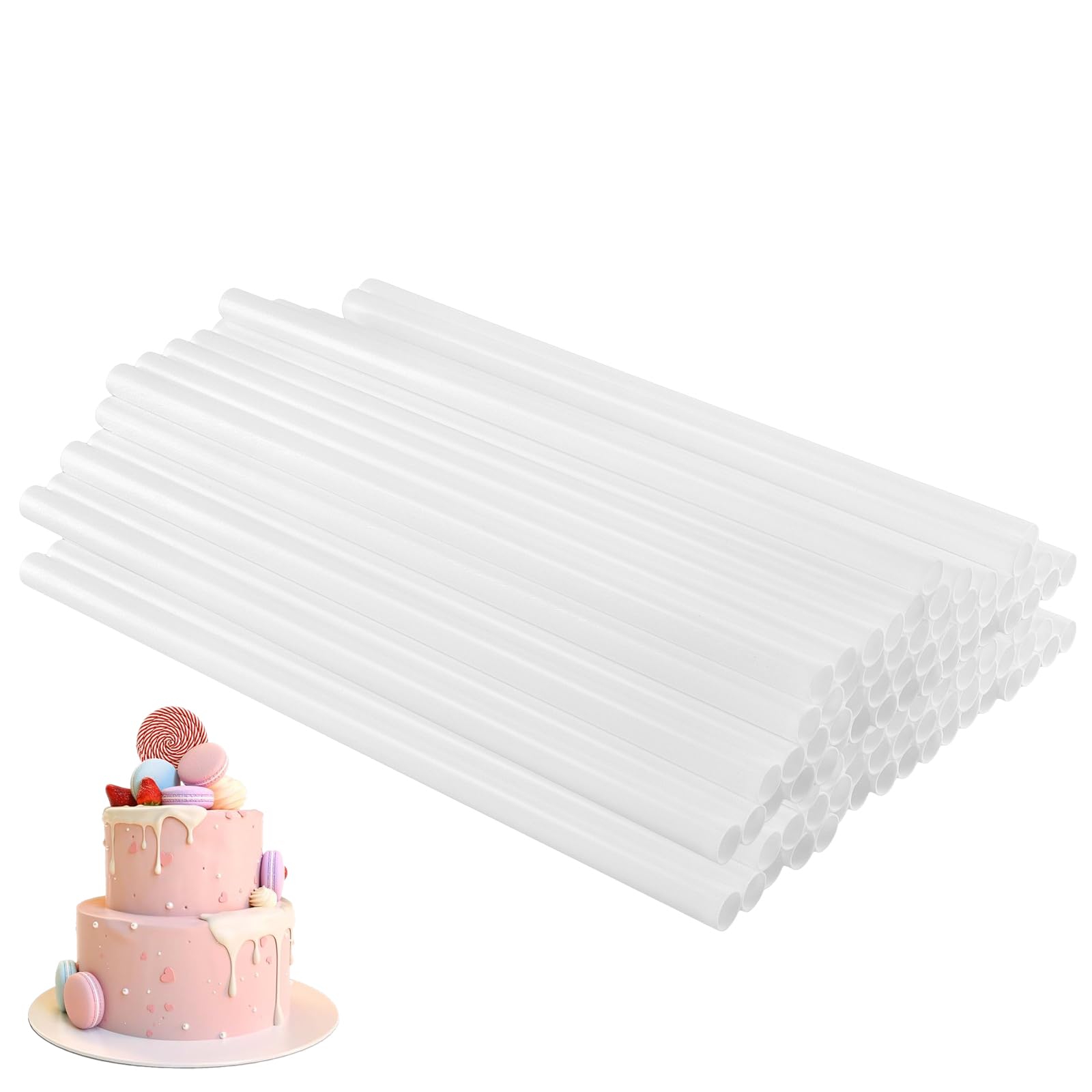Gâteaux Multi-Étages Réussis avec le Lot de 100 Dowels Plastique
