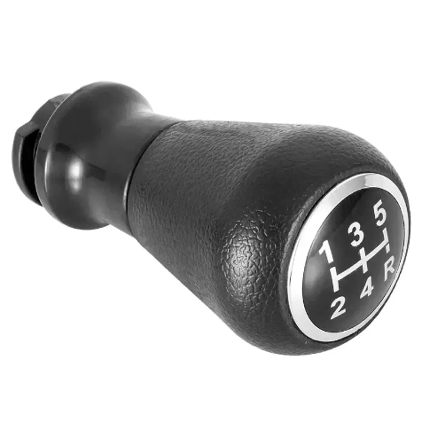 Xexjhqq Silvery Gear Stick Knob For Peugeot 206 207 306 307 308 3008 406 4007 5-Speed Transmission Shift Lever Knob Head Rod Installation Adapter(Silvery)