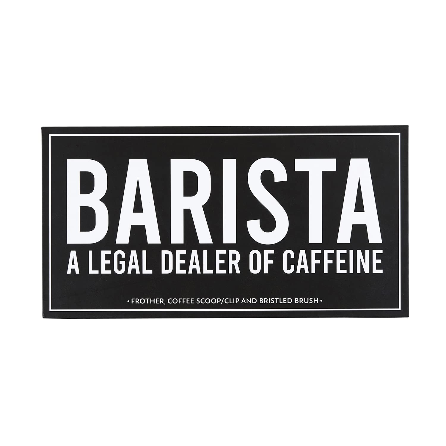 Santa Barbara Design Studio L1457 SIPS Barista Geschenk-Set aus Karton, Holz - Buche, Kaffee-Werkzeuge