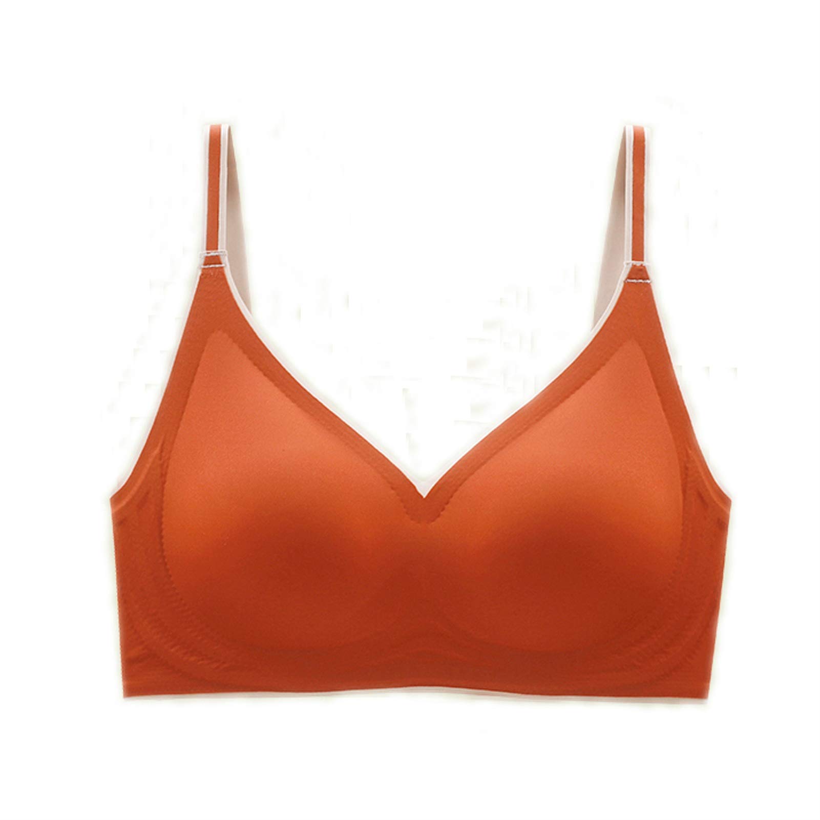 Soutien-gorge de sport femme orange XXL pour maintien moyen