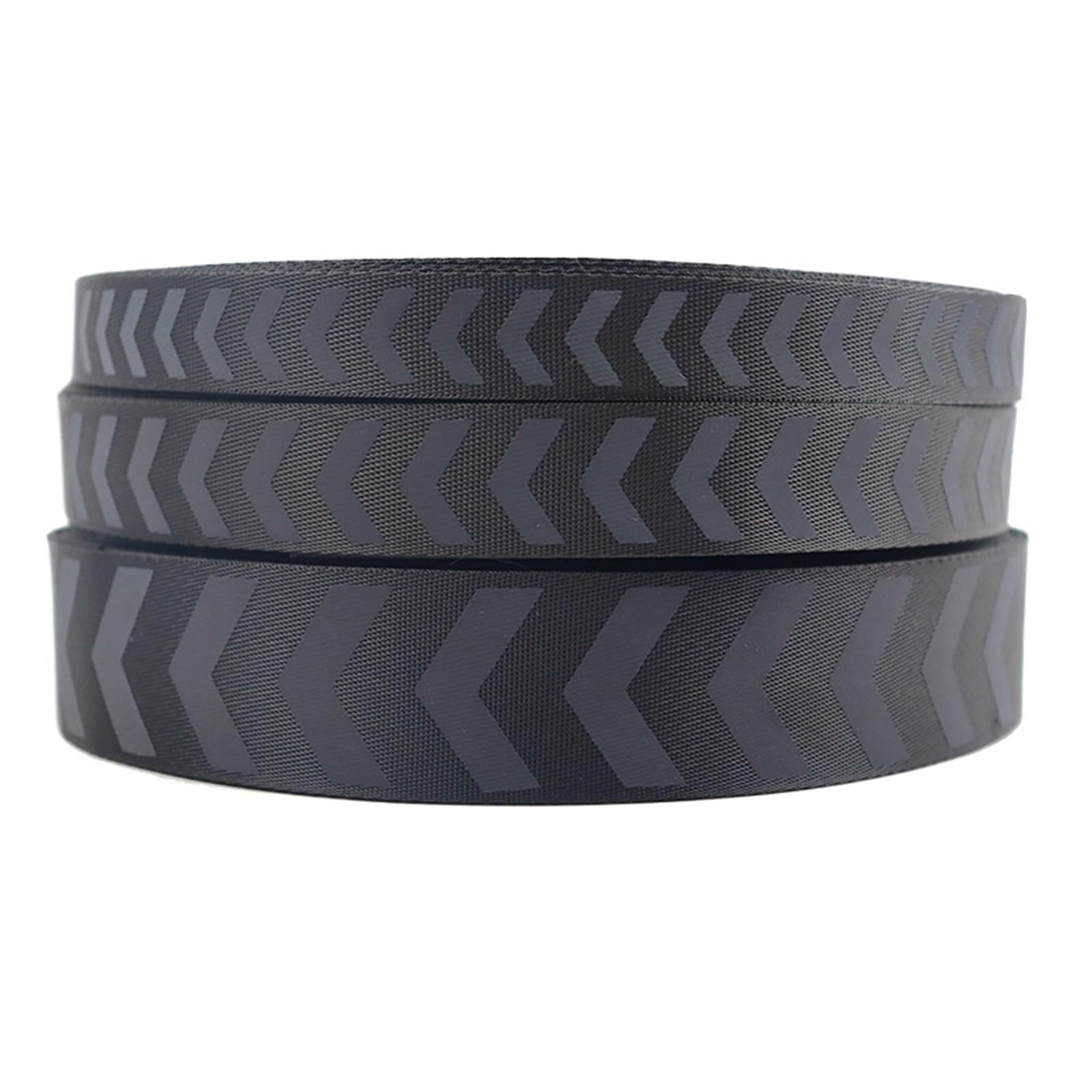 Cinta Reflectante Para Coser Correas reflectantes de arcoíris con cinta negra, accesorios ropa gradiente mágico for Collar o llaveros for mascotas(3.8cmx10meters)