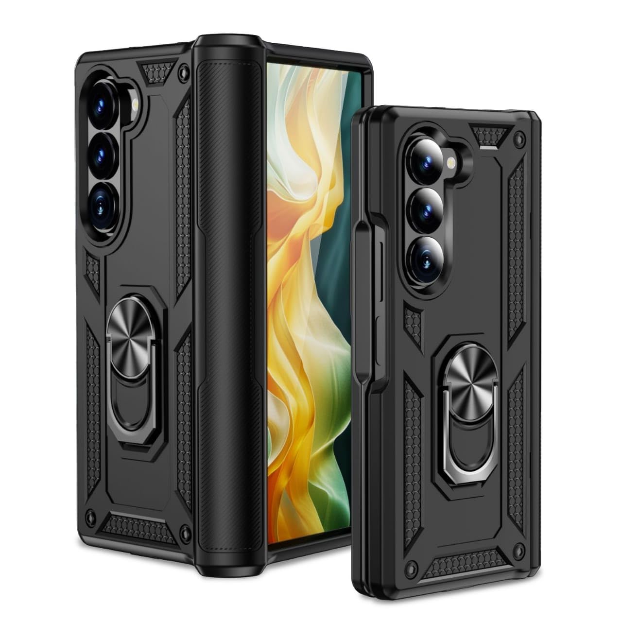Mizi Case for Samsung Z Fold 6 5G 2024 with Magnetic Stand, Slim Fit Rugged Hard 360 Full Body Cover Protection - Black (B0DF2XFTDZ) Amazon Price History, Amazon Price Tracker