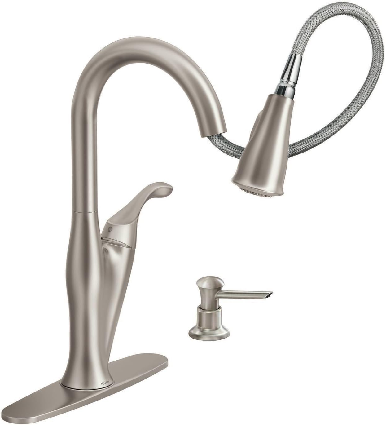 Moen 87017SRS Pullout Spray Kitchen Faucet from the Banbury Collection