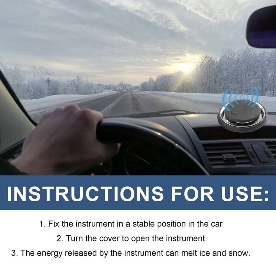 URS2GO Vehicle Electronic Deicing Instrument: One - Button Operation, Quick Defrosting Compatible with De-icer/De-Icing/Snow-Melting/Defrosting/Defogging