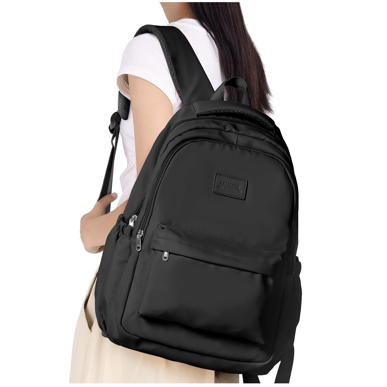 HYC00 Mochilas Escolares Adolescente Mochila para Instituto Chica,Ligera Backpack Casual Bolsos Mochila Colegio Universitaria Mochila Mujer Impermeable Mochila Portatil 14 Pulgadas Daypack