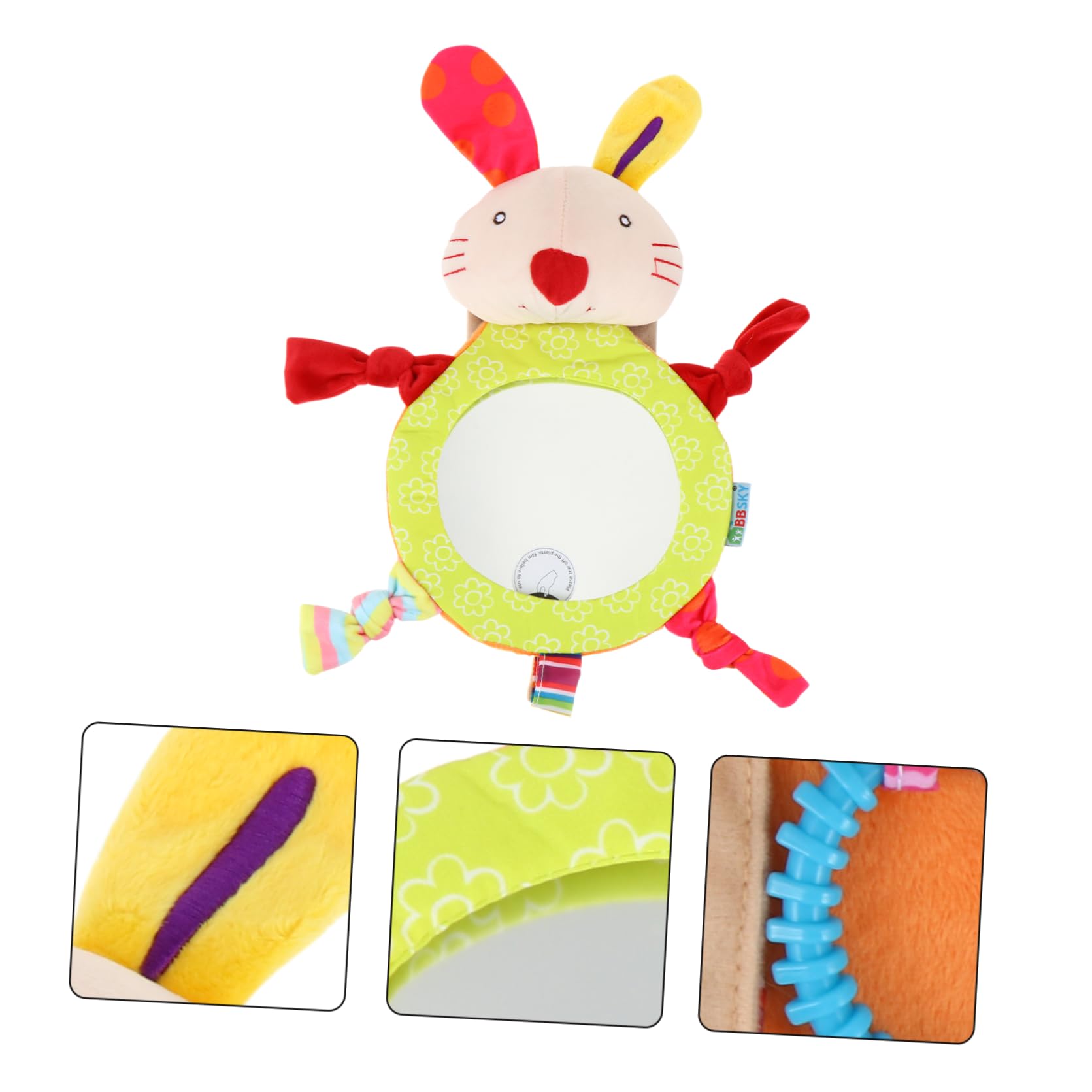 ifundom 2 Pz Osserva lo specchietto retrovisore specchietto per auto per neonati Neonato auto per bambini specchietto retrovisori Specchietto posteriore animale animali giocattolo