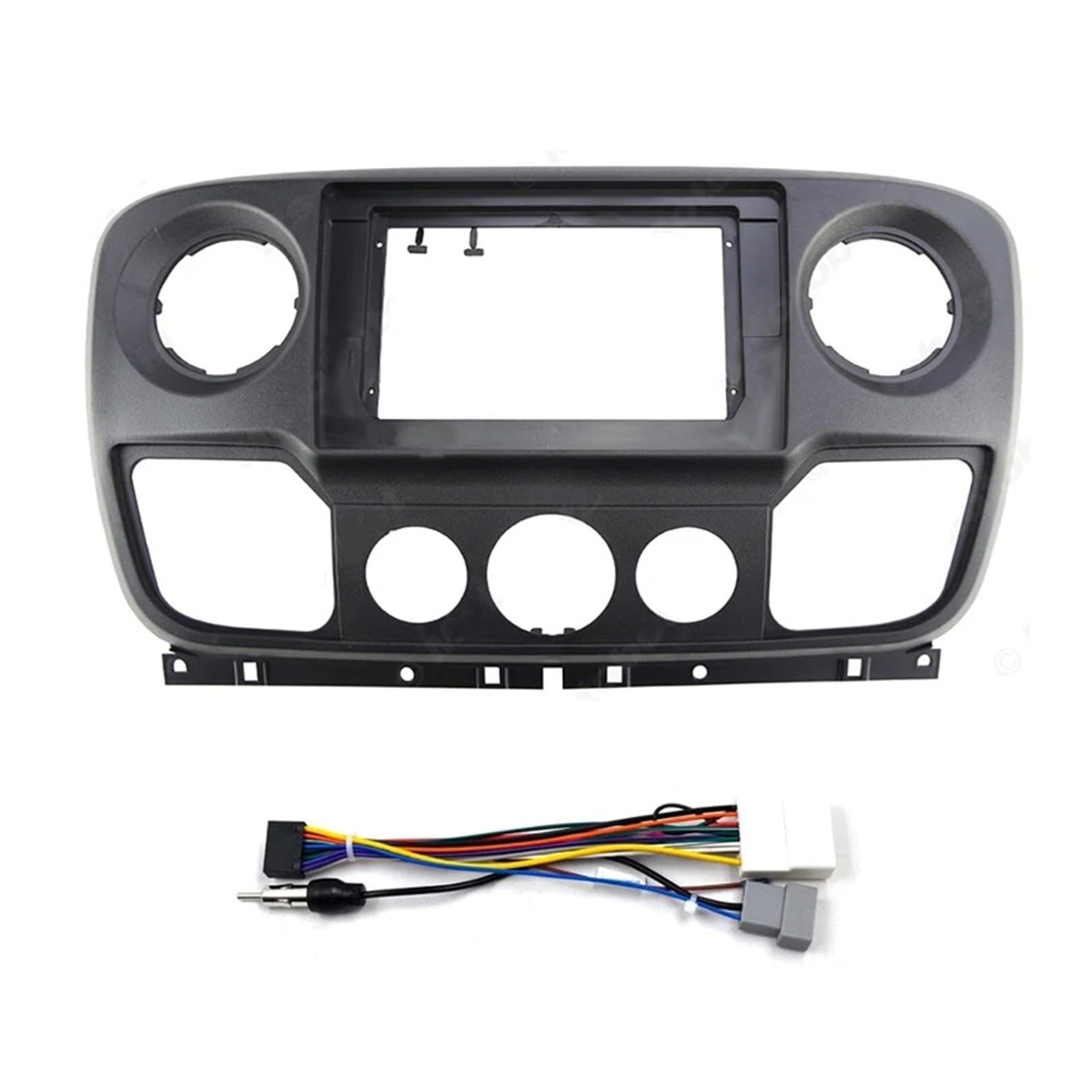 Fascia Marco Panel Radio Fascia Coche para Marco Adaptador Placa Embellecedora Facia 10 Pulgadas para Master para Opel para Movano Juego Panel Radio