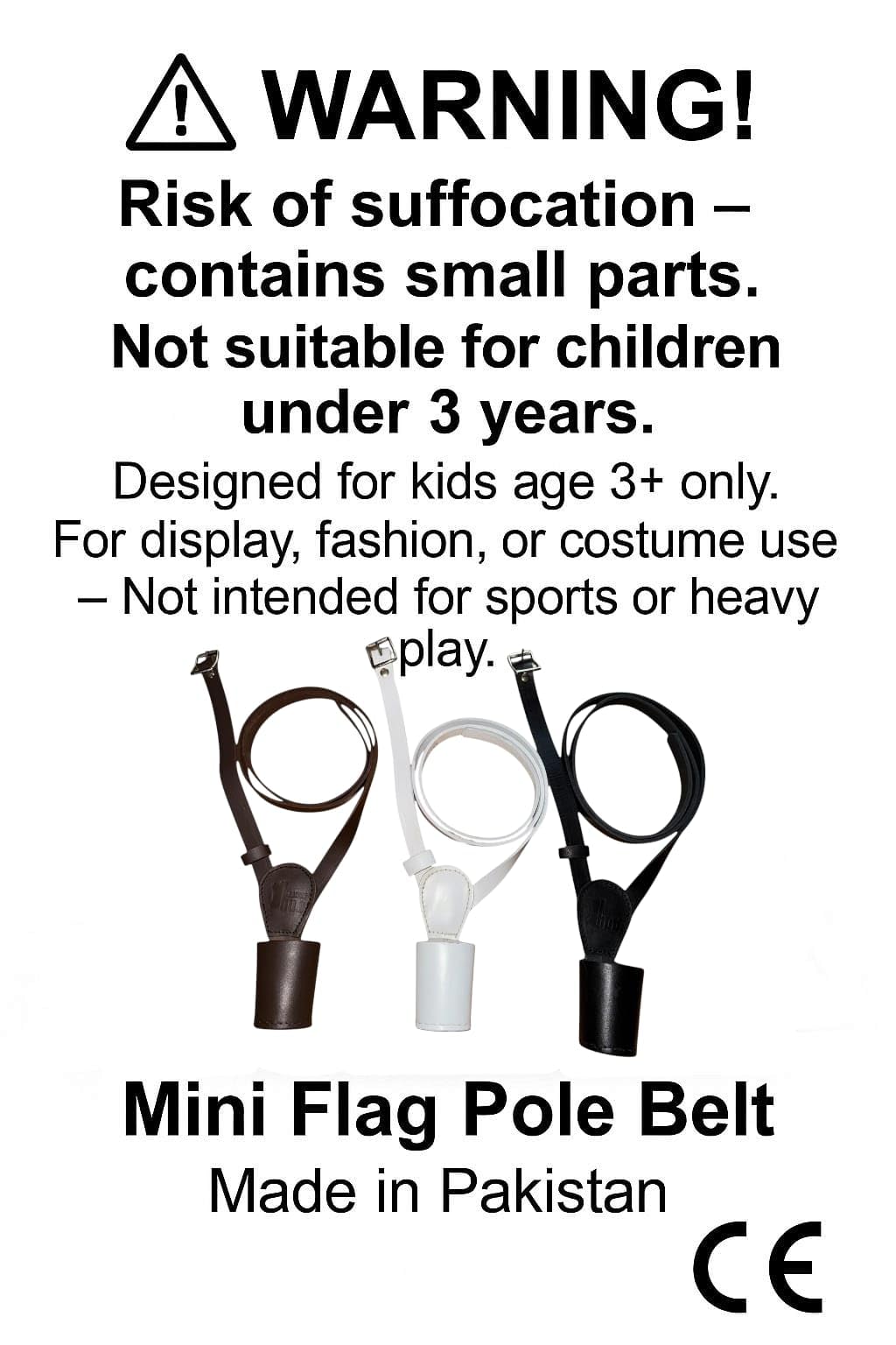 Cinturón cruzado de cuero para mástil de bandera para niños, cinturón ajustable para desfile, marrón, blanco y negro, correa de transporte de bandera ceremonial de guardia de honor para niños para