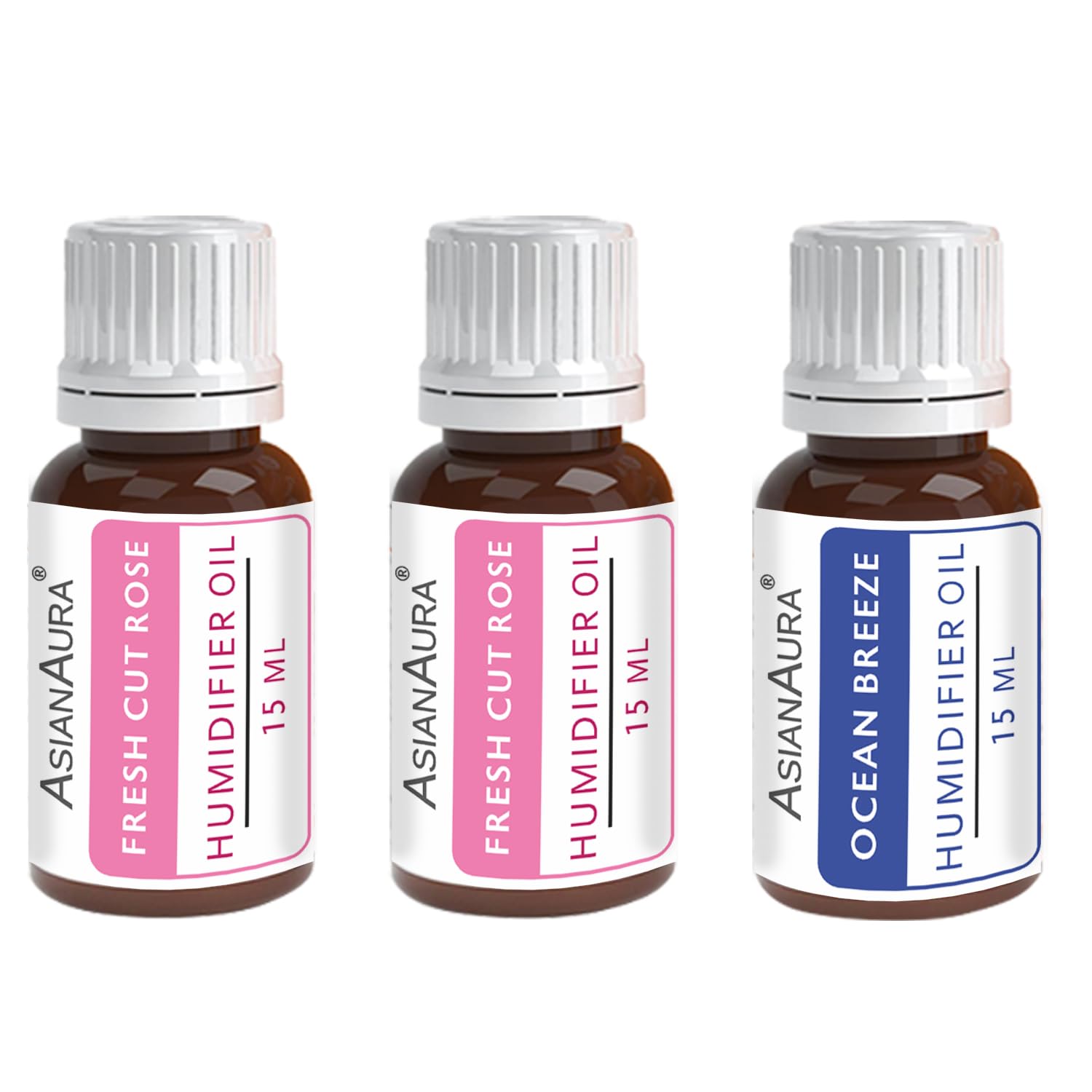 Asian Aura | Premium Aroma/Humidifier Diffuser Oil for Aromatherapy and Fragrance |15 ml Bottle (Fresh Cut Rose, Fresh Cut Rose & Ocean Breeze) (Pack of 3) (B0CP9Q82D1) Amazon Price History, Amazon Price Tracker