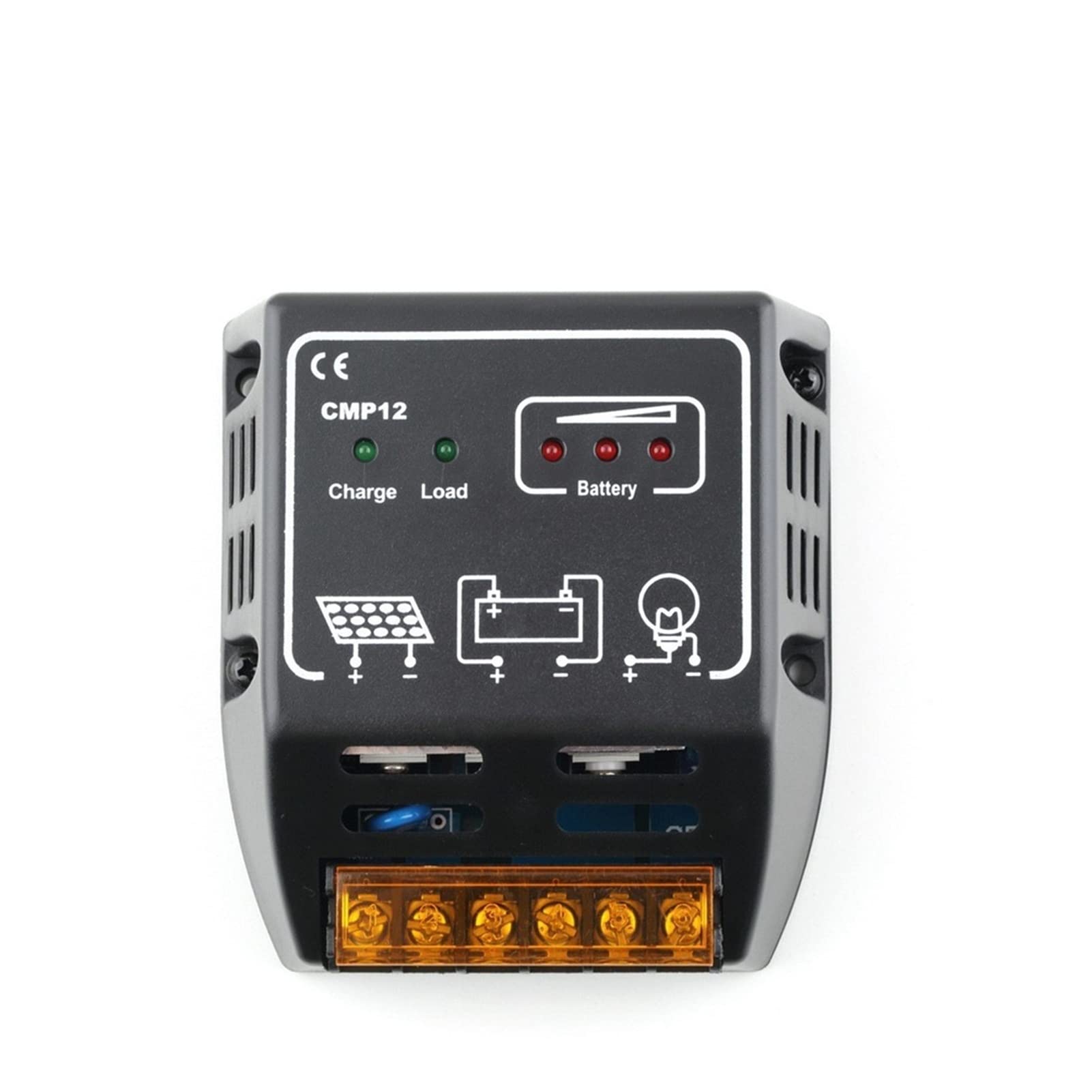 Solar Controller CMP12 20A 12V/24V Solar Power System Monitoring PV PWM High Efficiency