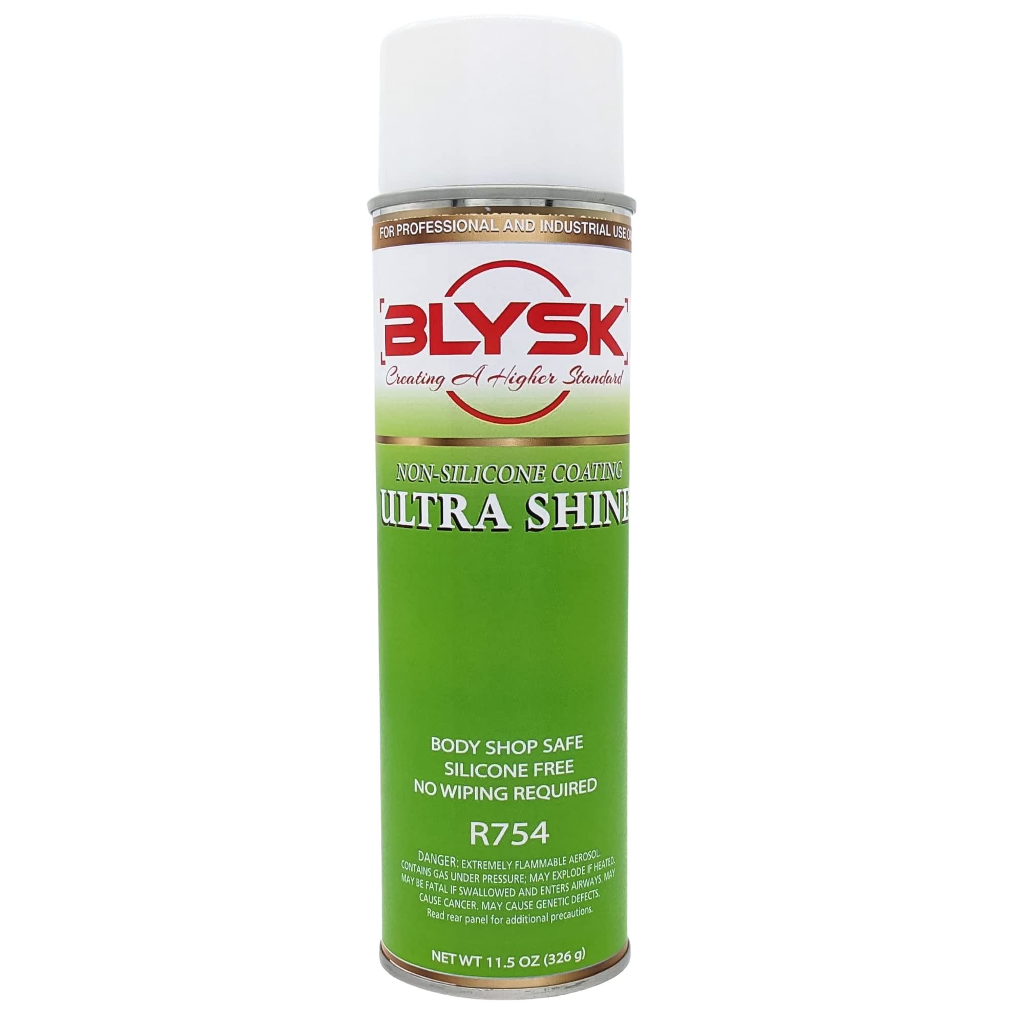 Blysk Non-Silicone Coating Ultra Shine (R754) 11.5oz, Water-Resistant, High Gloss Shine, Brightens Any Plastic or Vinyl Surface, No Wiping, Body Shop Safe (1)