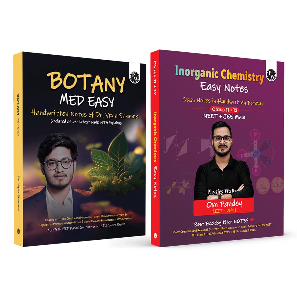 Buy PW Botany Med Easy Dr. Vipin Sharma and Easy Handwritten Notes
