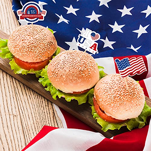 144PCS-Fourth4th-of-July-Cupcake-Toppers–Patriotic-Red-White-Blue-Cake-Picks-Party-Supplies-Decorations-Favors 144PCS Fourth4th of July Cupcake Toppers–Patriotic Red White Blue Cake Picks Party Supplies Decorations Favors