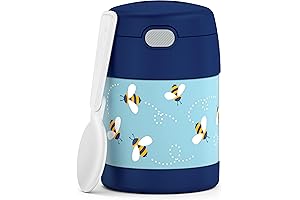 FUNTAINER Honey Bees Thermo Food Jar for Kids