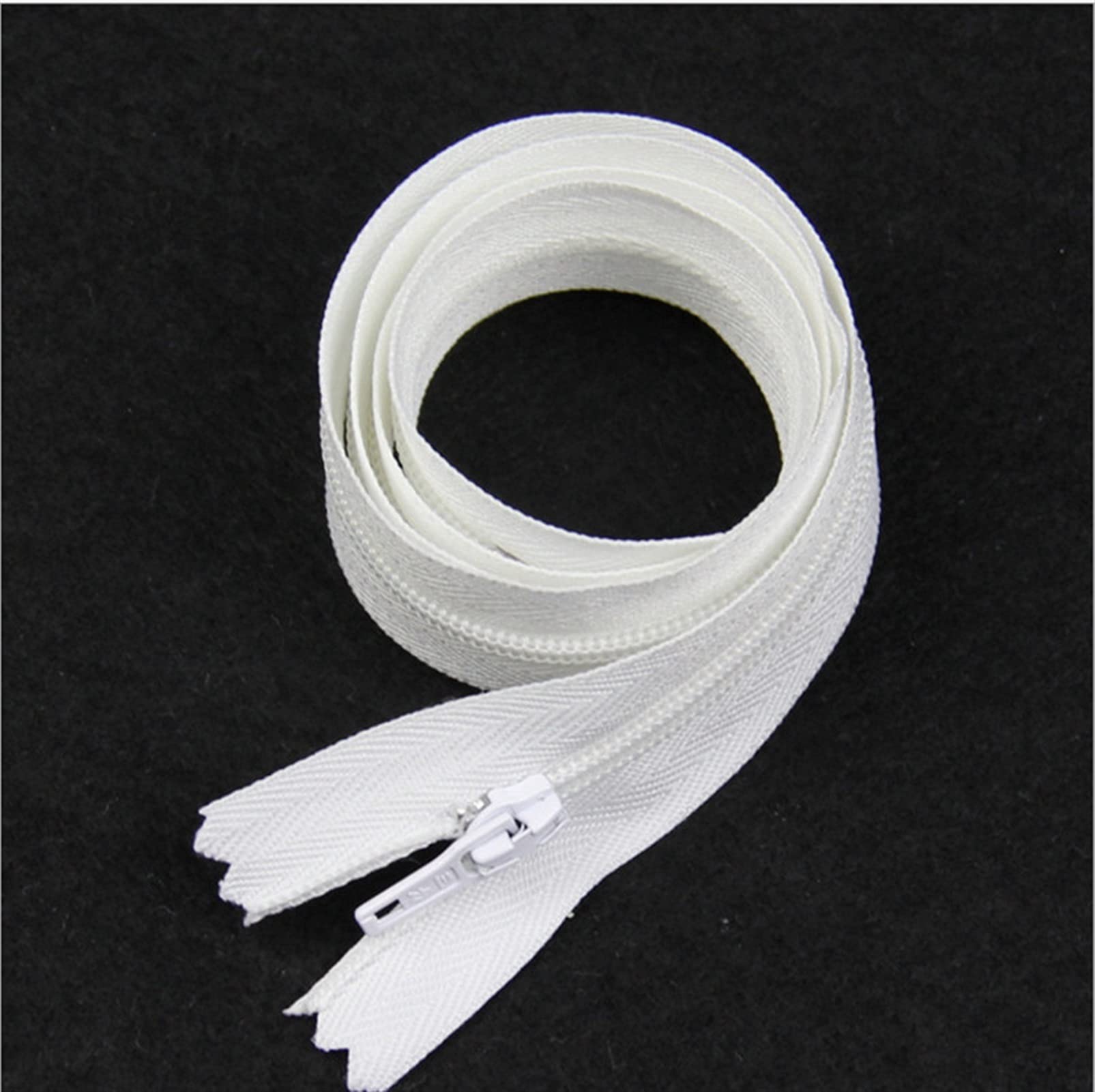 Lfang Unsichtbare Reißverschlüsse 3 Stück - 100cm & 150cm Nylon-Spulen Für Näharbeiten