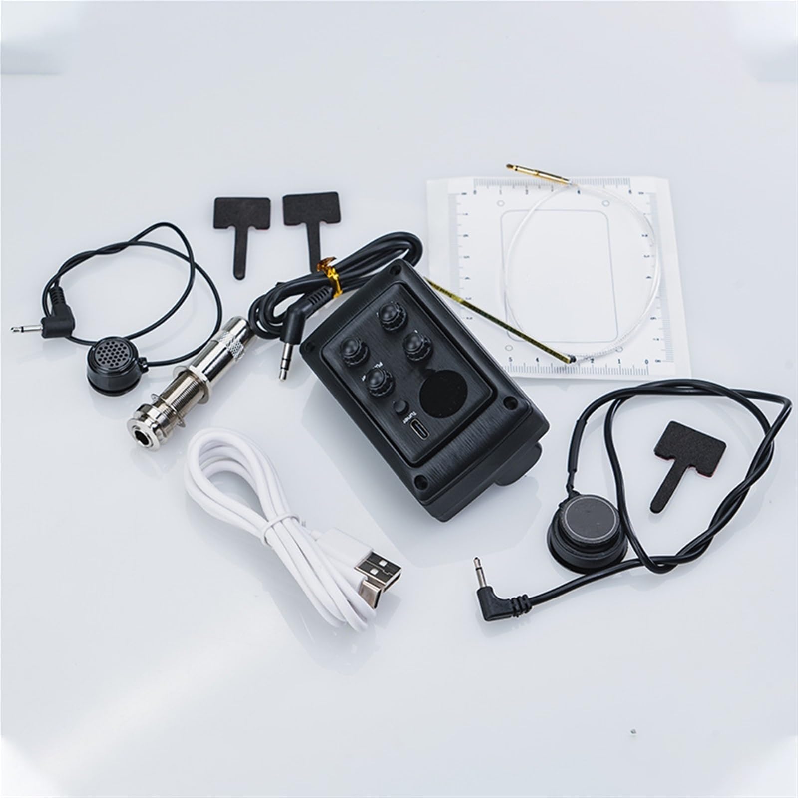 Micro Piano Métronome Guitare Ukulélé Accordeur Batterie Rythme Électronique Vibration Micro