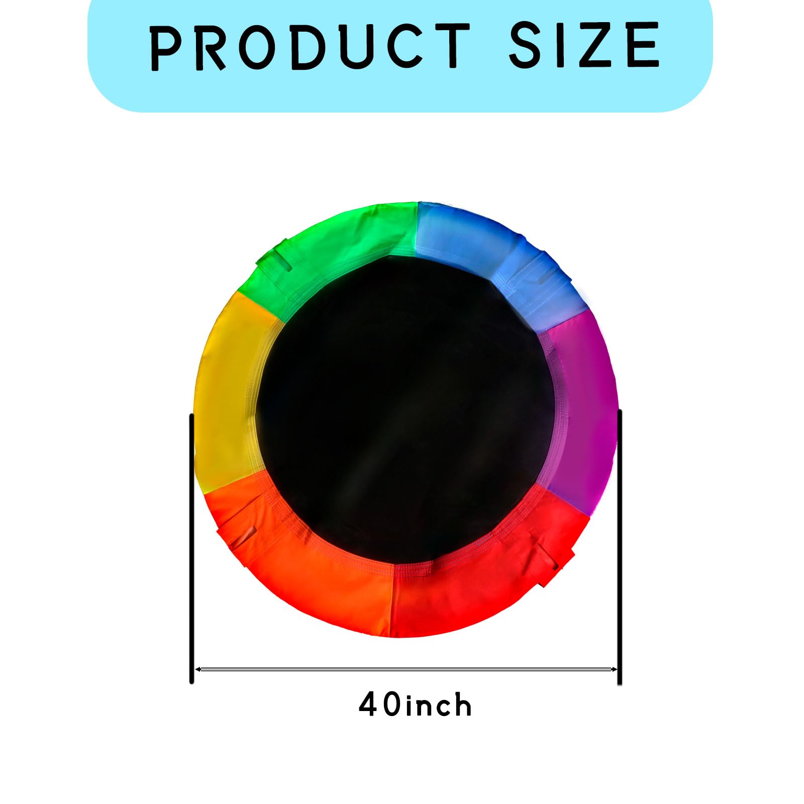 40'' Saucer Swing Replacement Cover: Tree Swings Waterproof Seat Cover - Heavy Duty Oxford Fabric 700lbs Load-Bearing Capacity