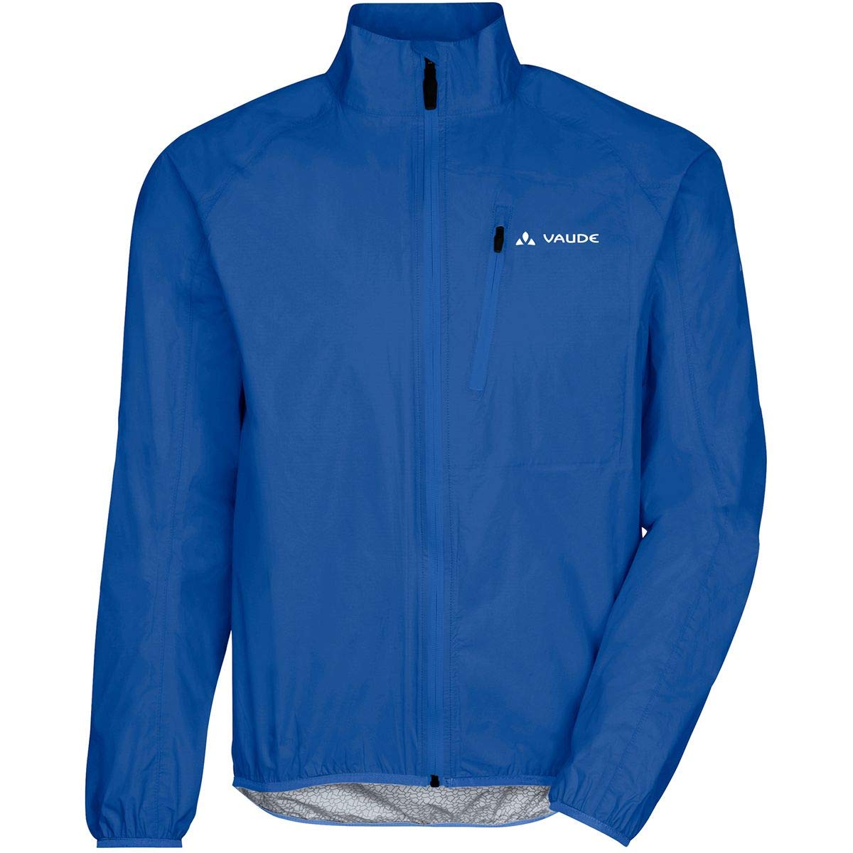 VAUDE Herren Regenjacke Drop Jacket III, ultraleicht und klein verpackbar, wasserdicht, winddicht und atmungsaktiv, Passform: Slim fit, signal blau, 3XL