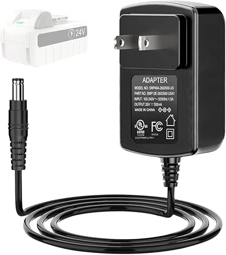 24VCHRG-QC iON+ Quick Charger for Snow Joe & Sun Joe