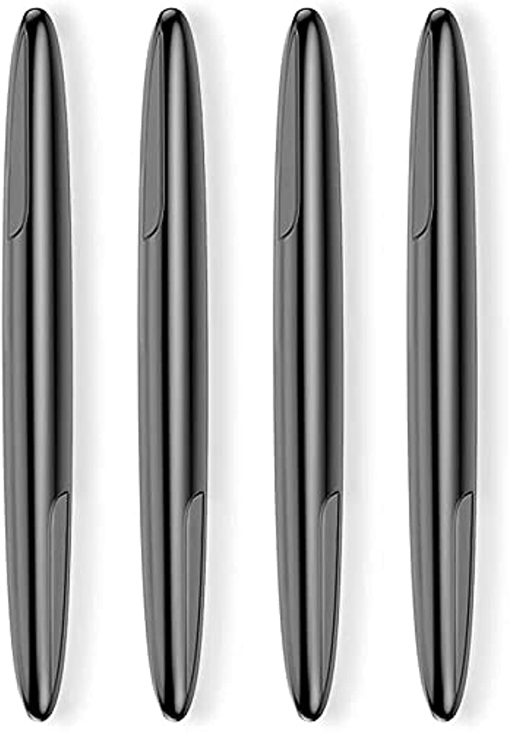 Top-Tech Multifunction Car Door Protector Strips - Built-in Damping Airbag Universal Door Sill Protector - Waterproof And Anti-collision Car Sticker - For Rearview Mirror (Black)