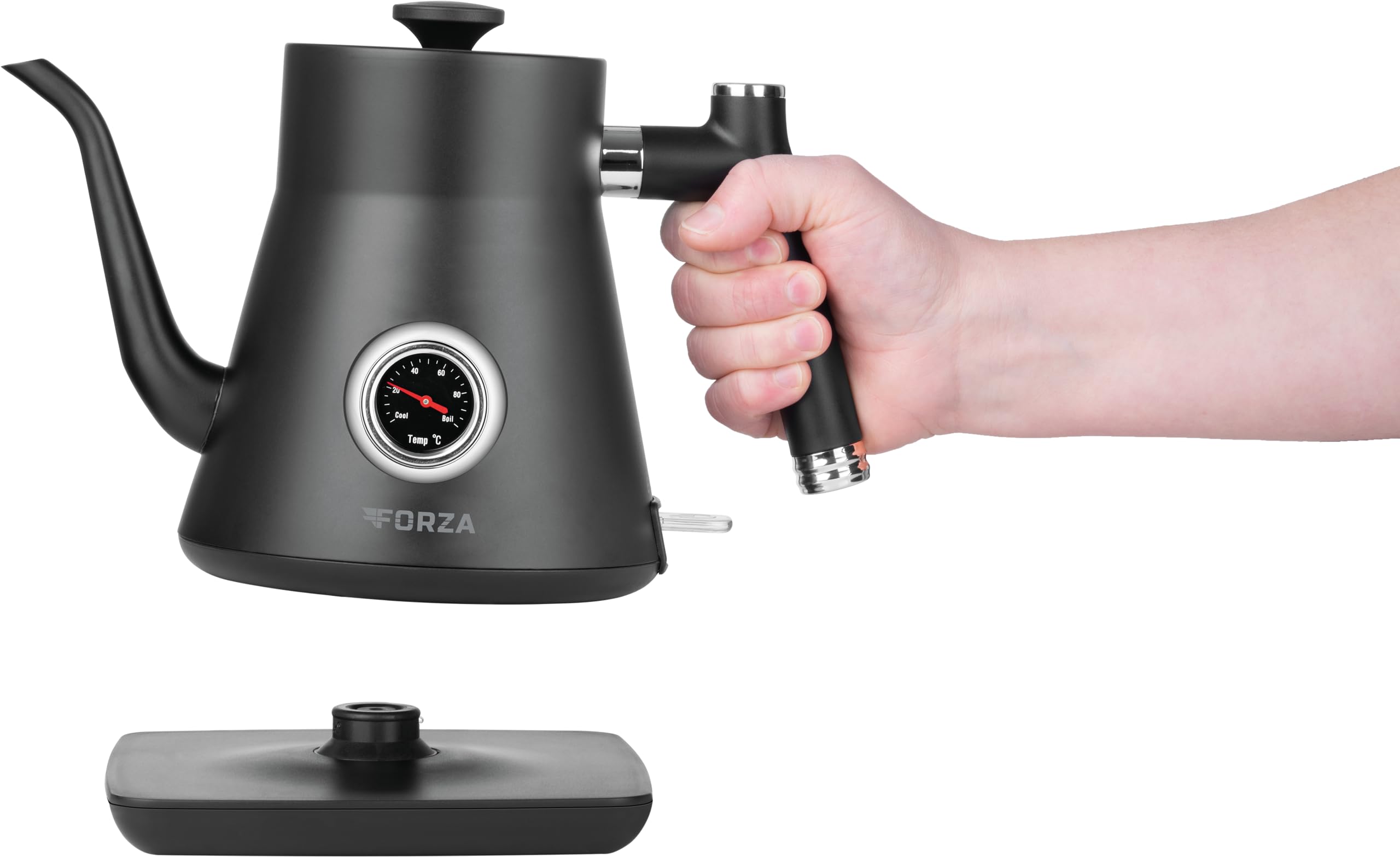 ECG Forza 5000 Pour over Nero, 1200 W, 0,8 l