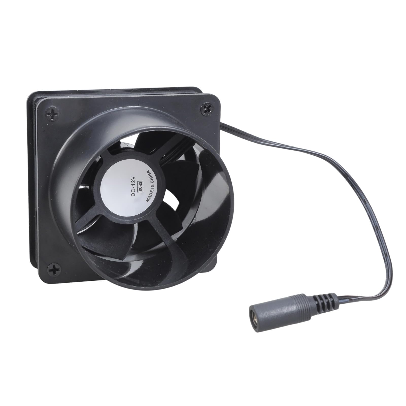 8cm Duct Fan Powerful Inline Extractor Fan 12V Duct Blower Indoor Air Exhaust Boosters for Workshop Basement Tent Small Space Humidity Control