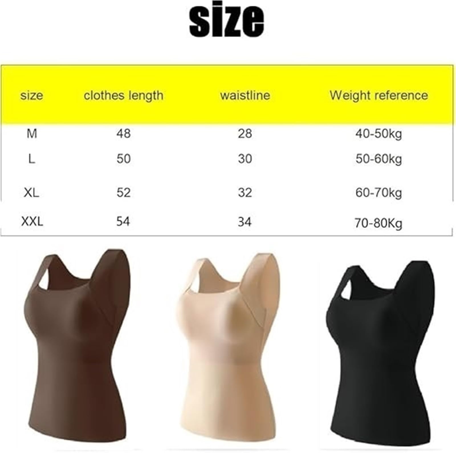 Canotta Modellante con Reggiseno Incorporato, Canotta con Reggiseno, Canotta Alta con Scollo a U