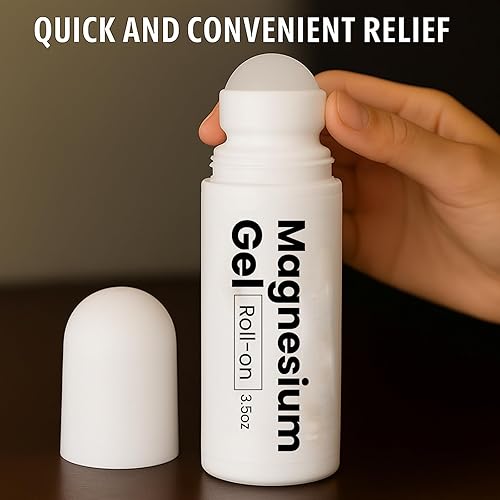 Miniatura 3 de Magnesio Roll-On 3oz  Zechstein Magnesio + Arginina  Alivio muscular y articular para espalda, cuello, piernas y pies  Mejora el ciclo del sueño,