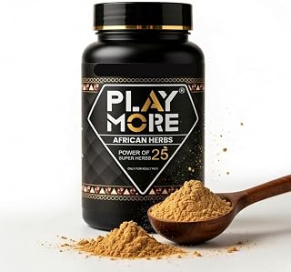 Play More African Herbs Powder for Men | Natural Herbal Blend for Strength, Stamina & Daily Wellness | Ayurvedic Formula | 150g