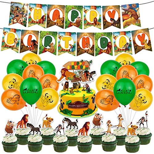 Birthday Party: il vestito per la festa di compleanno di Lion King fa lasciare a tutti bei ricordi! Possiamo solo immaginare come la nostra straordinaria collezione di decorazioni per feste di alta qualità possa aiutarti a illuminare una bellissima notte e trascorrere un momento indimenticabile per la famiglia e gli amici.
