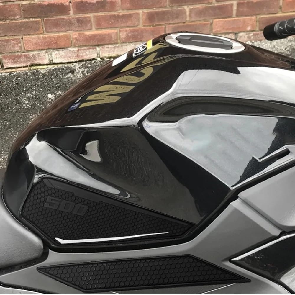 Osłona zbiornika motocykl Do Z500 Ninja500 podkładka trakcyjna na kolana | Chwyty na bak motocykla Tank Pad Tank Pad Chwyt kolanowy