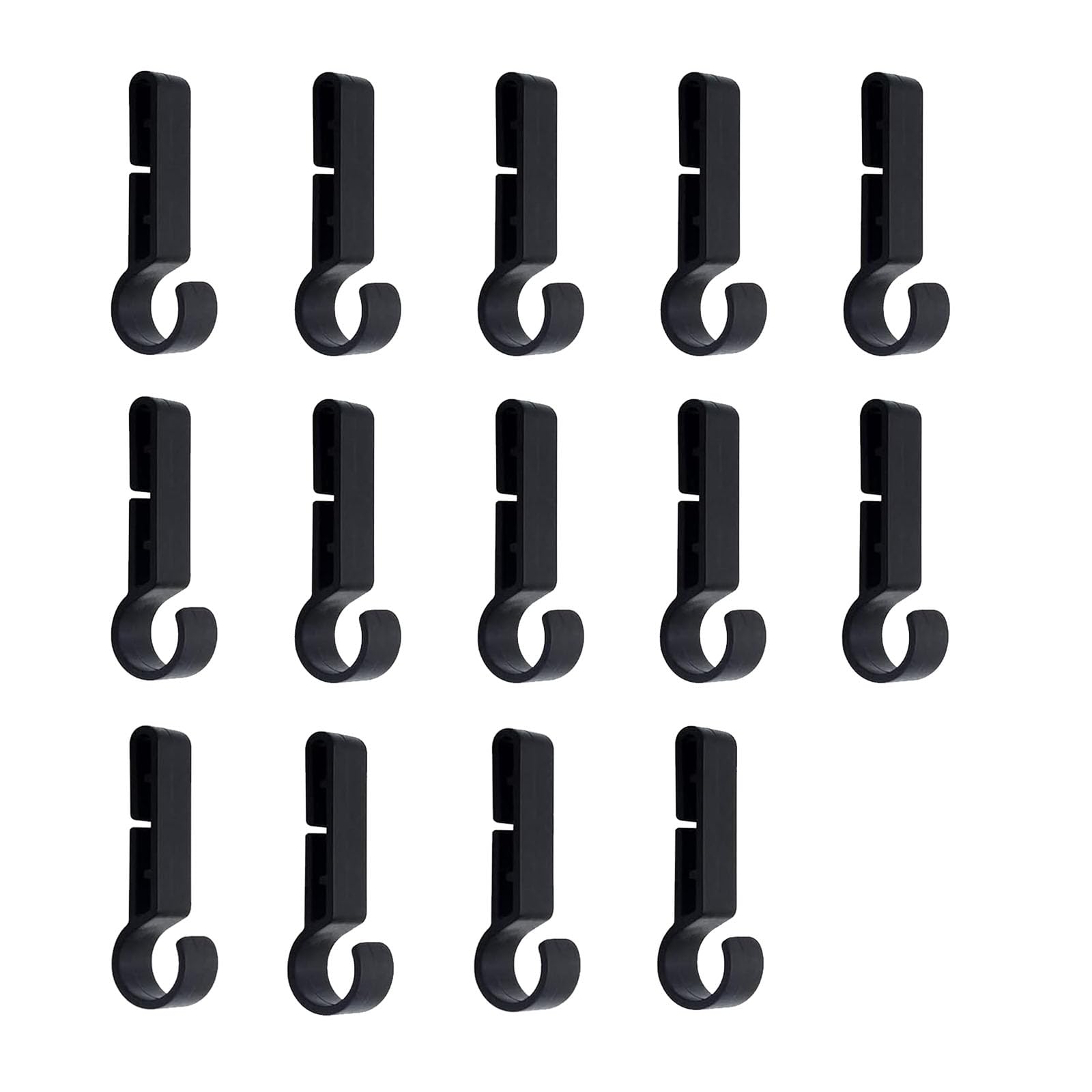Clip per Elmetto per Lampada Frontale 14 Pezzi, Clip per Casco con Gancio in Plastica Adatto a Vari Fari e Caschi