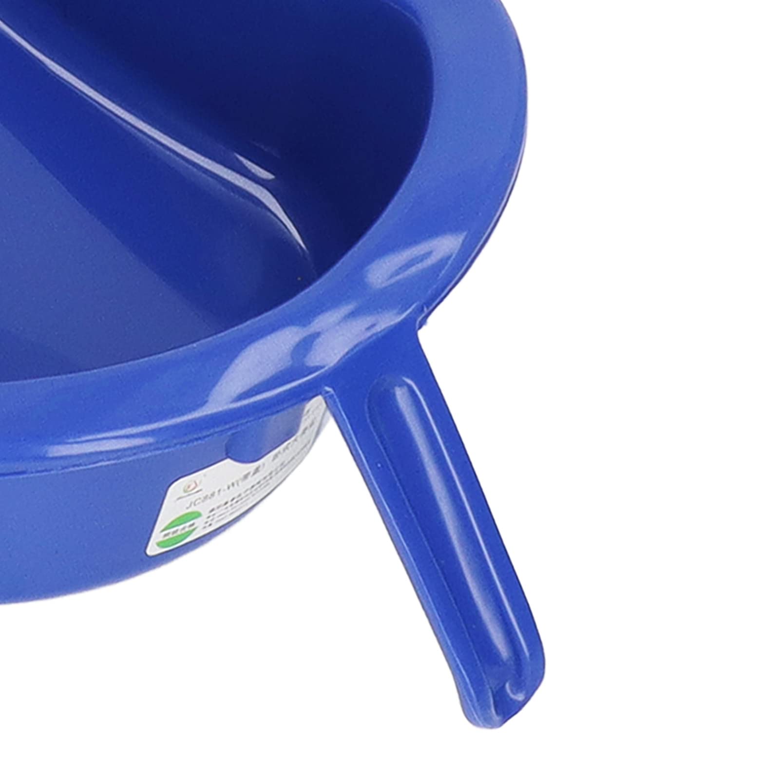 Fafeicy Cuna de Plástico Portátil Resistente, Cuna para Pacientes Postrados en Cama con Asa de Tapa para Mujer Embarazada(Azul Oscuro)