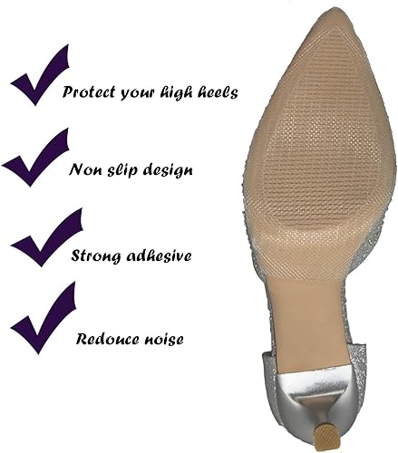 Miniatura 3 de Protectores de suela de zapato, almohadillas de agarre antideslizantes para suela de zapato, protector inferior de zapatos para zapatos de tacón